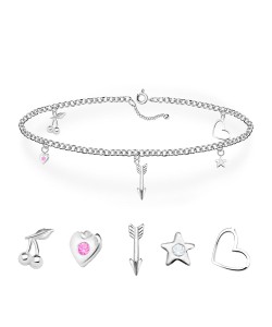 Luxurious Silver Anklet ANK-04